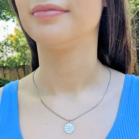 Christian Bible Verse Scripture Necklace - Picture 2 of 6